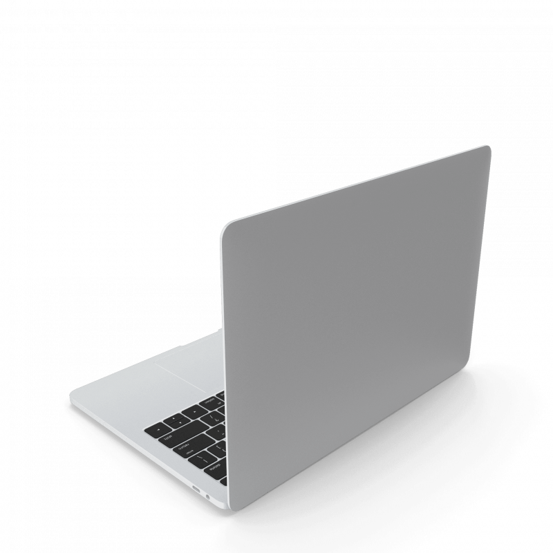 Premium Laptop Demo Mock-up - Silver
