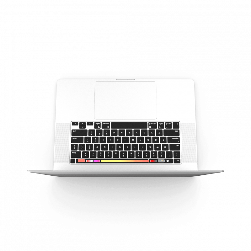 Premium Laptop with Touch Bar Mock-up