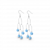 Short Blue Earrings