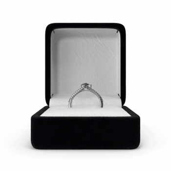 Gold Crown Diamond Ring