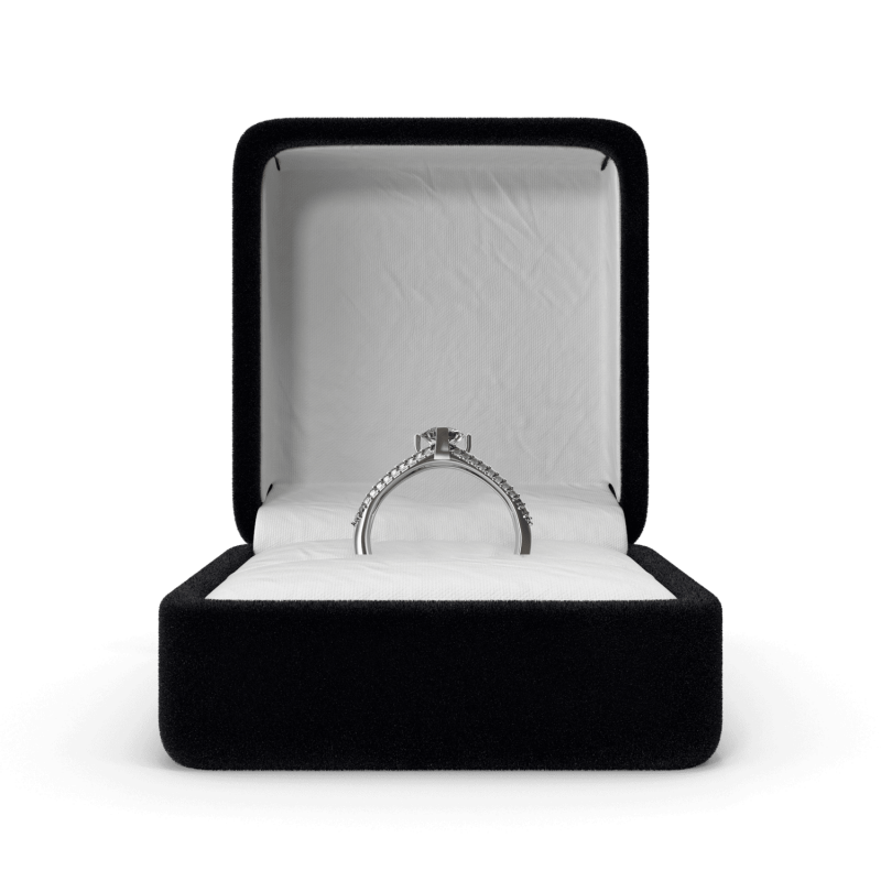 Gold Crown Diamond Ring