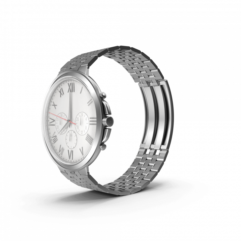 Men Silver Watch