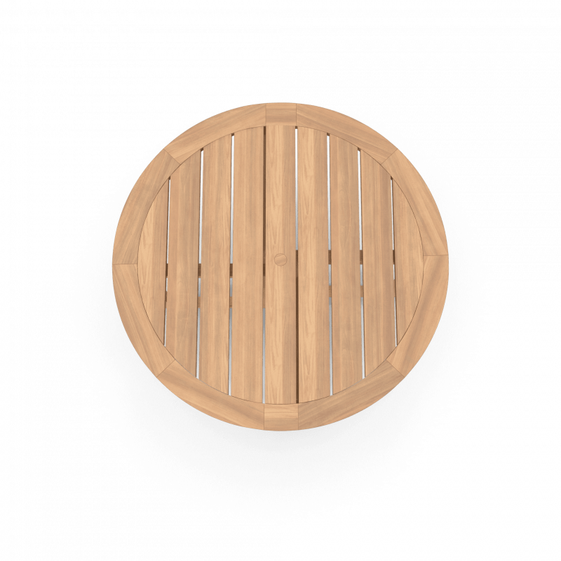 Round patio table