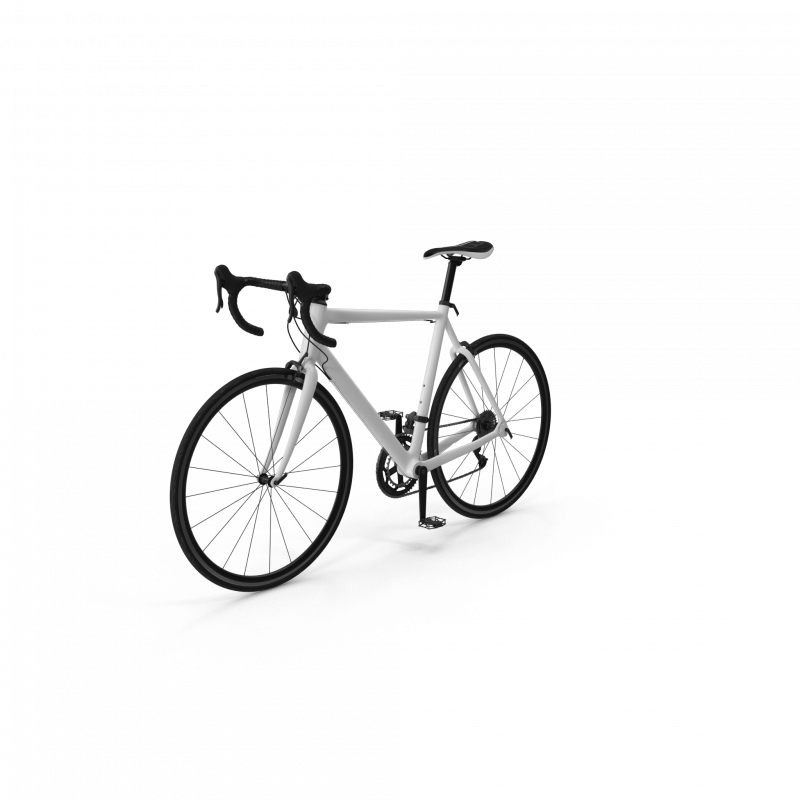 Matte White Road Bike