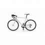 Matte White Road Bike