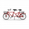Red Tandem Bike