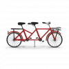 Red Tandem Bike